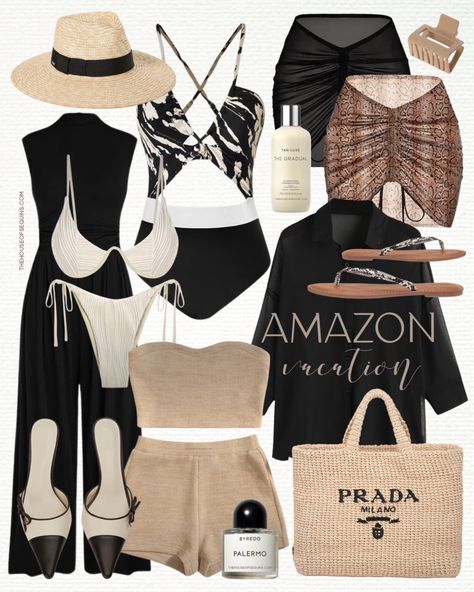 vacation Outfit and Resortwear finds! Jumpsuit, bikini and swimsuit coverup, matching sets, beach bag, slide sandals, sun hat Summer outfit ideas for women, resort wear outfits, resort outfits, vacation inspired outfits, beach outfit, beach vacation outfit idea, summer trends 2023, summer outfit Mexico, Leopard Swimsuit Outfit, Resort Pool Outfit, Green Swimsuit Aesthetic, Beach Hat Aesthetic, Resort Outfits Mexico, Beach Outfits Women Vacation Resort Wear, Resort Wear Outfits, Mexico Resort Outfits