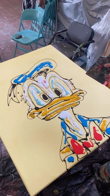 Fan, Duck Art, Clever Hacks, Cultura Pop, Contemporary Artists, Donald Duck, Pop Art, Art Painting, Audio