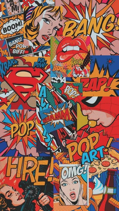 Pop Art, Telefon Pintar, Tableau Pop Art, Wallpaper Retro, Wallpapers Android, Pop Art Comic, Seni 3d, Pop Art Wallpaper, Art Wallpaper Iphone