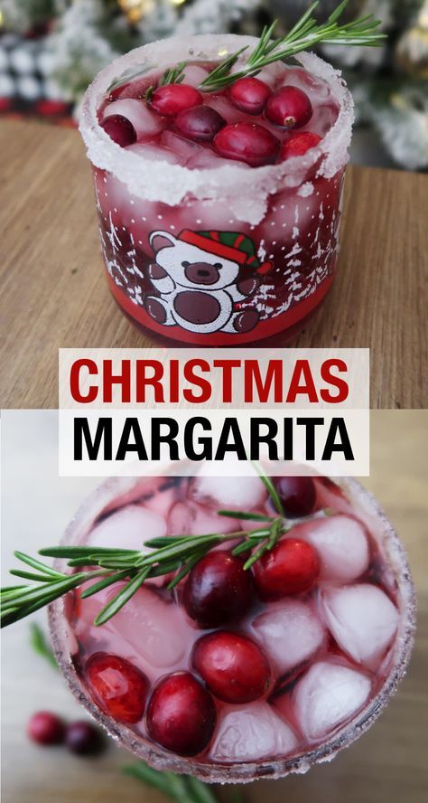 Natal, Christmas Drinks Alcohol, Weihnachtlicher Cocktail, Christmas Margarita, Pomegranate Margarita, Christmas Party Drinks, Christmas Drinks Alcohol Recipes, Cranberry Margarita, Jul Mad