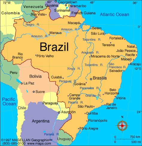 I've been twice, but I want to go again... need to learn the Portuguese I have on my phone... Brazil Beaches, Brazil Map, South America Map, Sao Francisco, Brazilian Portuguese, Brazil Flag, South American Countries, Brazil Travel, America Map