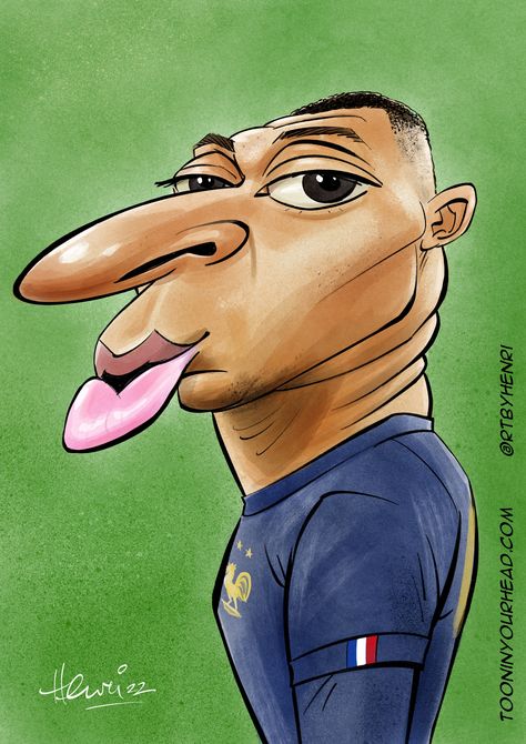 Kylian Mbappe Caricature Mbappe Drawing Easy, Drawing Mbappe, Kylian Mbappe Drawing, Football Cartoon Drawing, Mbappe Cartoon, Mbappe Drawing, Football Art Drawing, Ronaldo Caricature, Mbappe Art