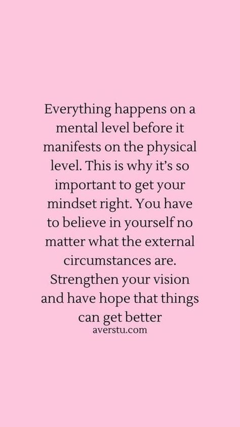 To grow, to heal, to be successful in anything you try, you must first master your mindset. For you are (or are not) what you think you are. This journey is not about fixing or changing who you are but rather upgrading how you behave and think about yourself. Negative thoughts, health, wellness, personal capacity. You are capable of so much more! Are you ready for more? With every client I work with, MINDSET is the foundation of every beginning, every transformation. What is holding you back? Motivational Words, Citation Force, Motivation Positive, Motiverende Quotes, Positive Self Affirmations, Positive Affirmations Quotes, Mindset Quotes, Self Love Quotes, Positive Mindset