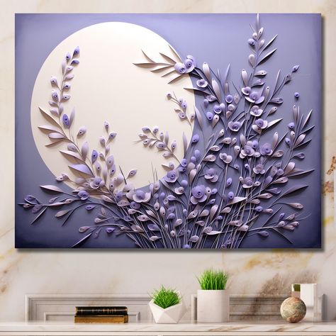 Sculpture Art Projects, Moon Canvas, Diy Abstract Canvas Art, Fantasy Wall Art, Picture Frame Designs, Clay Wall Art, Moon Wall Art, Textured Canvas Art, Plaster Art