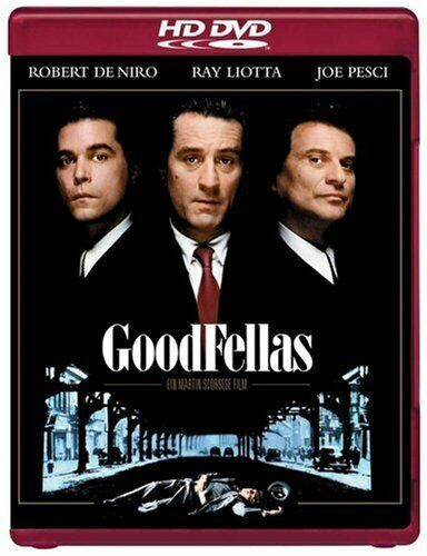 Goodfellas (1990) HD DVD codefree When Academy Award® winners Martin Scorsese and Robert De Niro reunited on GoodFellas, the result was one of the most powerful crime movies ever. From the true-life bestseller by Nicholas Pileggi and backed by a dynamic pop/rock oldies soundtrack, GoodFellas was named 1990's best film by the New York, Lo Angeles and National Society of Film Critics. DeNiro's Raging Bull co-star Joe Pesci walked off with the Best Supporting Actor OscarÂ® as a too-volatile tough guy, Ray Liotta, Lorraine Bracco, and Paul Sorvino give electrifying performances within an incredible ensemble. Named among the American Film Institute's Top-100 American Films, GoodFellas explores the hoodlum underworld like no other movie. Starring : Robert De Niro, Ray Liotta, Joe Pesci Director
