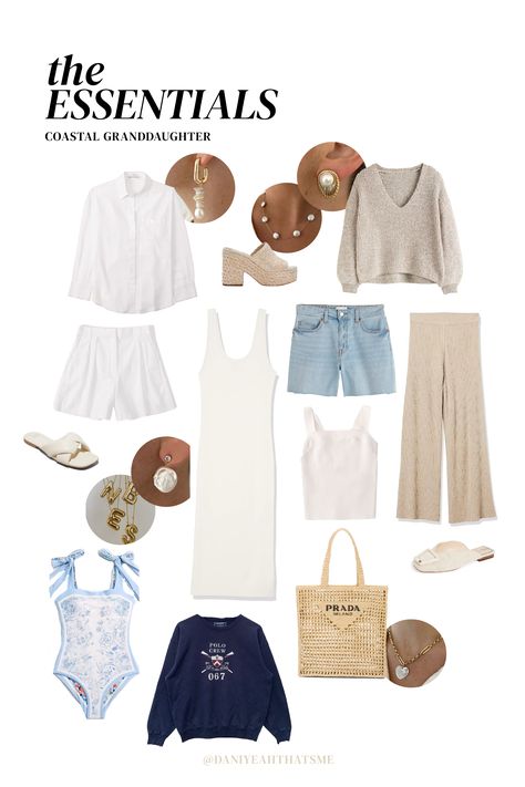 Coastal Easter Outfit, Cornwall Style Fashion, Coastal Granddaughter Wardrobe, Coastal Daughter Outfits, Hampton Beach Outfit, Coastal Granddaughter Shein Finds, Coastal Weekend Outfit, Italy Outfits Early Spring, Hamptons Weekend Outfits