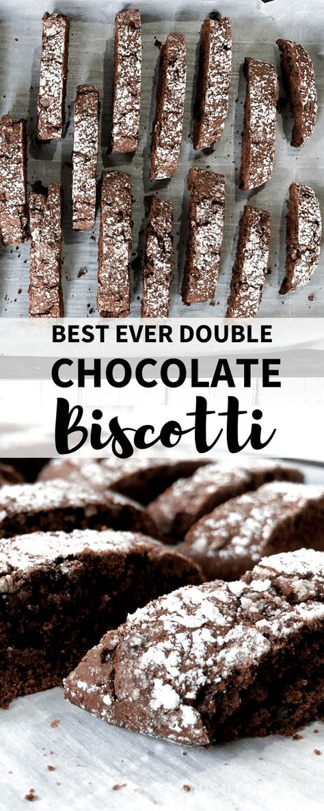 Essen, Sugar Free Biscotti Recipe, Cinnamon Biscotti Recipe, Double Chocolate Biscotti Recipe, Christmas Biscotti Recipe, Best Biscotti Recipe, Christmas Biscotti, Homemade Biscotti, Chocolate Biscotti Recipe