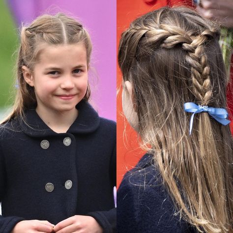 Princess Charlotte Hairstyles, Charlotte Hairstyle, Royal Hairstyles Princesses, Queen Hairstyles, Hair Color Ideas For Women, Royal Hairstyles, Princess Hairstyle, Princesa Charlotte, Girl Hairdos