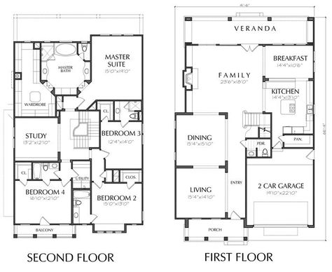 Two Story House Plan D6218 Family House Plans 2 Story Bloxburg, Bloxburg House Ideas 2 Floor Layout Medium, House Plans For Family Of 5, 5bedroom House Plans 2 Story Simple, Floorplan Family Home, House Floor Plans 2 Story Bloxburg, Second Story Addition Floorplan, Master On Second Floor House Plans, Suburb House Floor Plans