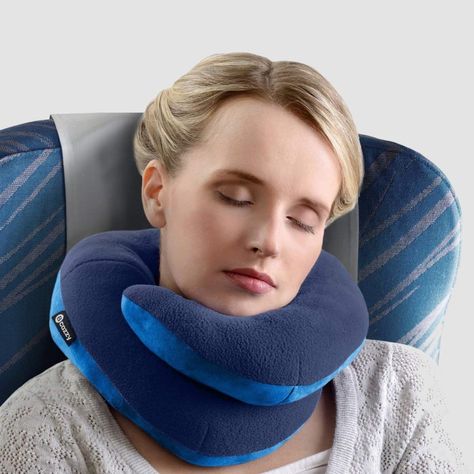 23 Products On Amazon Our Readers Are Loving Right Now Zug, Travel Pillow Pattern, Sleeping On A Plane, Fall Forward, Cervical Pillows, Neck Pillow Travel, Airplane Travel, Sleeping Positions, Neck Support