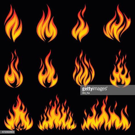 Flames Stock Pictures, Royalty-free Photos & Images - Getty Images Fire Flames Drawing, Drawing Flames, Fire Icon, Fire Animation, Fire Icons, Fire Drawing, Flame Tattoos, Fire Flames, Fire Image