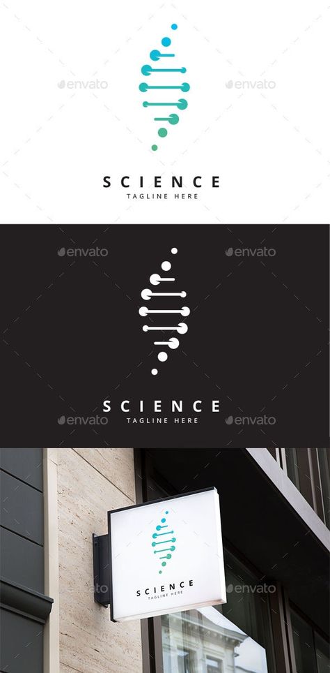 Dna Science, Science Logo, Dna Logo, Logo Design Examples, Dna Design, Outdoor Logos, Wine Logo, Lab Logo, Logo Presentation