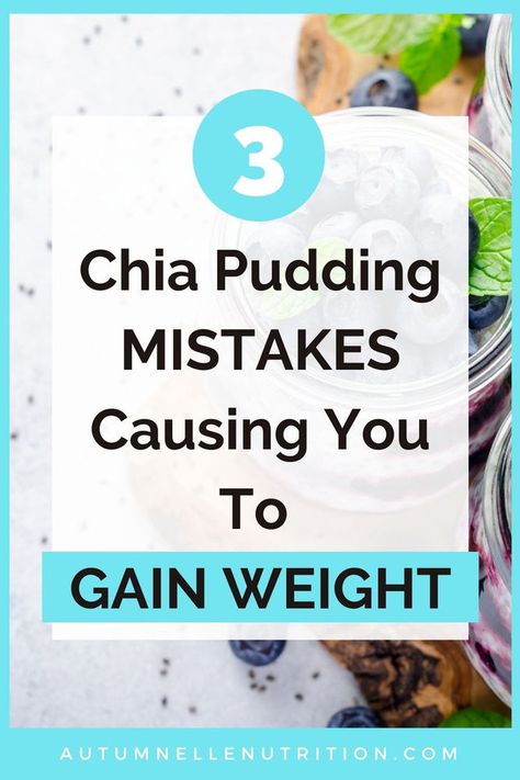 How To Make Chia Pudding For Weight Loss [+ 3 Chia Pudding Mistakes] Chia Pudding Recipes Healthy, Overnight Chia Pudding, Chia Recipe, Chia Seed Recipes, Chia Pudding Recipes, Chia Seed Pudding, Chia Seed, Ketogenic Diet Recipes, Diet Help