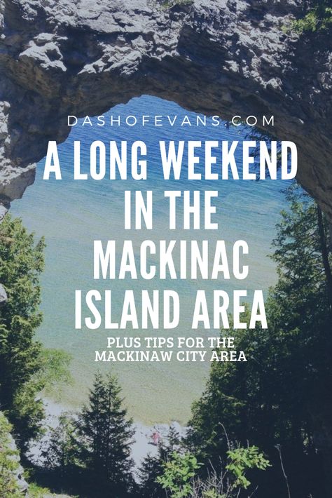 Check out fun things to do and tips for the Mackinaw City area, including Mackinac Island and Tahquamenon Falls State Park. Perfect for a long weekend with kids! #PureMichigan @DashOfEvans Mackinaw Island Michigan, Tahquamenon Falls, Mackinac Island Michigan, Michigan Adventures, Michigan Road Trip, Mackinaw City, Michigan Vacations, Family Road Trip, Rv Road Trip