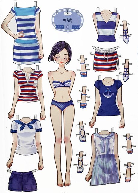 Paper doll template