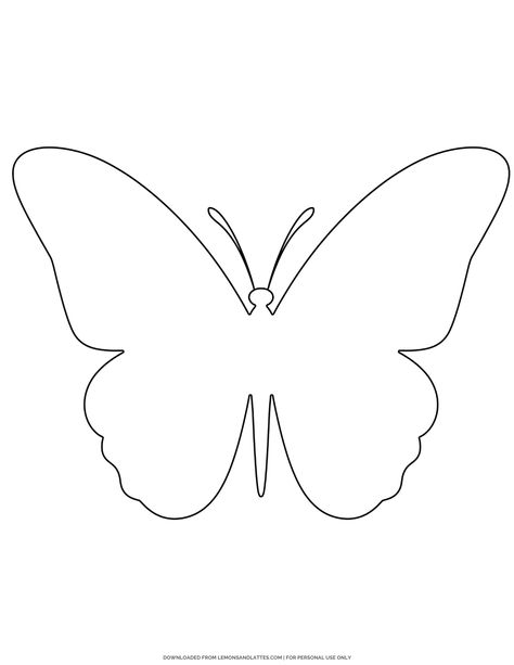 Choose between 27 different free printable butterfly outlines! Use them for crafts, coloring, and other kids' activities. Butterfly For Coloring, Butterfly Outline Printable, Butterfly Template Free Printable, Free Butterfly Printables, Butterfly Outlines, Bts Craft, Outline Shapes, Butterfly Shapes, Printable Butterfly