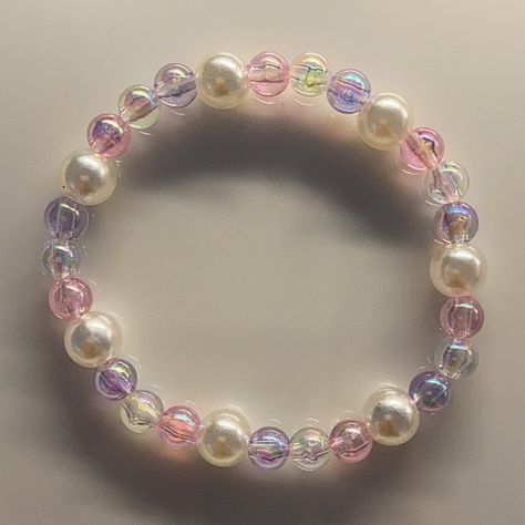 Beads Bracelet Design Aesthetic, Bead Bracelet Design Ideas, Pearl Bracelet Ideas, Pulseras Ideas, Diy Kandi Bracelets, Manik Manik, Бисер Twin, Diy Beaded Rings, Gelang Manik-manik