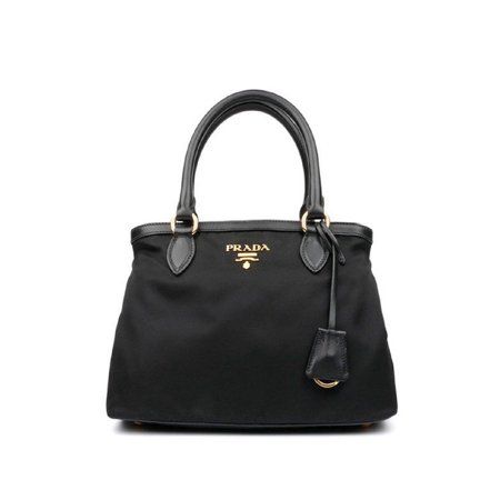 Prada Tessuto Nylon, Medium Handbag, Paris Logo, Medium Handbags, Prada Saffiano, Black Nylon, Designer Bag, Small Handbags, Satchel Handbags