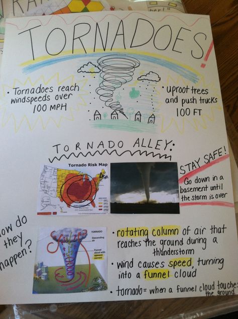 Nature at its worst! Tornadoes that cause disaster.    #NaturalDisasters #LDSemergencyresources Nature, Natural Disasters Project, Tornado Craft, Tornado Project, Natural Disasters For Kids, Natural Disasters Activities, Find A Hobby, Earth Science Projects, Science Experiments Kids Preschool