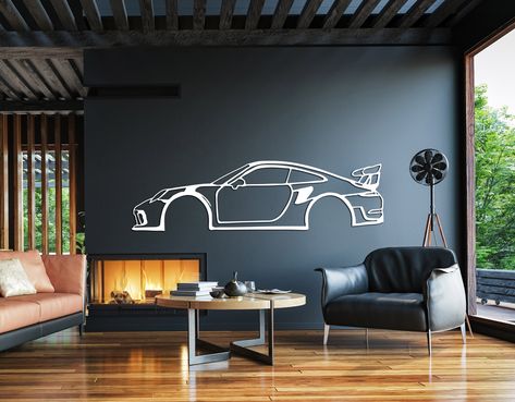Lover Bedroom, Jas 39 Gripen, Bicycle Wall Art, Bedroom 3d, Car Guy Gifts, Bed Office, Car Silhouette, Silhouette Wall Art, Car Signs