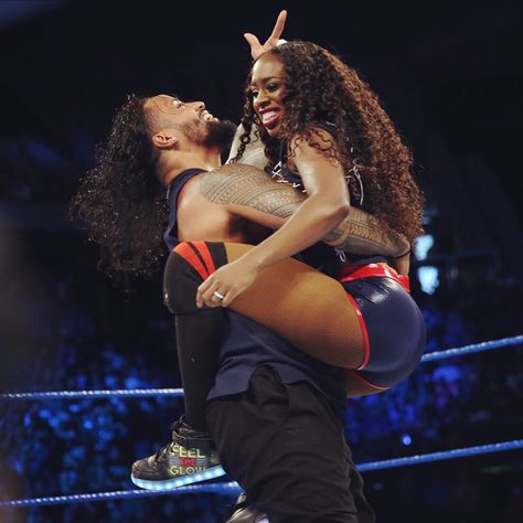 Black Celebrity Couples, Naomi Wwe, Jimmy Uso, Roman Reigns Family, Trinity Fatu, Wwe Couples, Queen Of The Ring, Wwe Women, Wwe World