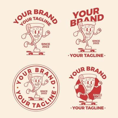 pizza mascot, vintage character, retro art 12613336 Vector Art at Vecteezy Logos, Pizza Tshirt Design, Pizza Mascot, Pizza Character, Retro Pizza, Burger Branding, Vintage Pizza, Pizza Branding, Industrial Cafe