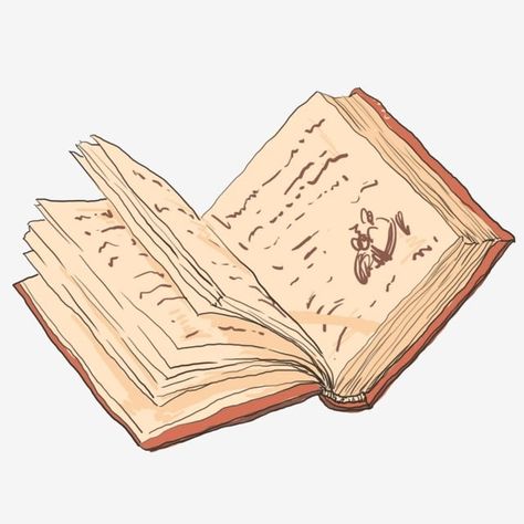 Books Transparent Background, Opened Book Drawing, Book Png For Editing, Book Icon Aesthetic, Book Icon Png, Book Overlay, Open Book Illustration, Open Book Drawing, Notion Images