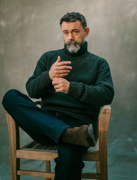 Wool winter outfits for men 2023 - 2024: 20 Stylish ideas for the cold season - mens-club.online Stylish Men, Bearded Men, Beard Styles, Bespoke Jacket, Wool Jumper, Herren Outfit, 100 Years Ago, Men Fashion Casual Outfits, Super Excited