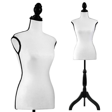 PRICES MAY VARY. ADJUSTABLE HEIGHT: With the height adjustable rod of our female mannequin, from 52''- 64'' -inches, showcasing your clothes and dressing the mannequin with shirts, tops, dresses, long or short, are convenient and easier than ever LIGHTWEIGHT FEMALE MANNEQUIN: The lightweightness of our female mannequin makes it easier to move and display around your shop or boutique or to places anywhere you need it. Our female half body mannequin also includes 3 stand legs STURDY AND DURABLE BA Maniquin Dress Display, Torso Mannequin, Mannequin For Sale, Mannequin Torso, Display Mannequins, Fashion Displays, Female Mannequin, Female Torso, Dress Form Mannequin