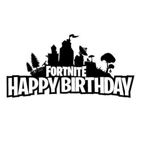Fortnite Happy Birthday, Happy Birthday Wishes Boy, Diy Birthday Gifts For Mom, Fortnite Cake, Diy Cake Topper Birthday, Fortnite Party, Fortnite Birthday, Happy Birthday Printable