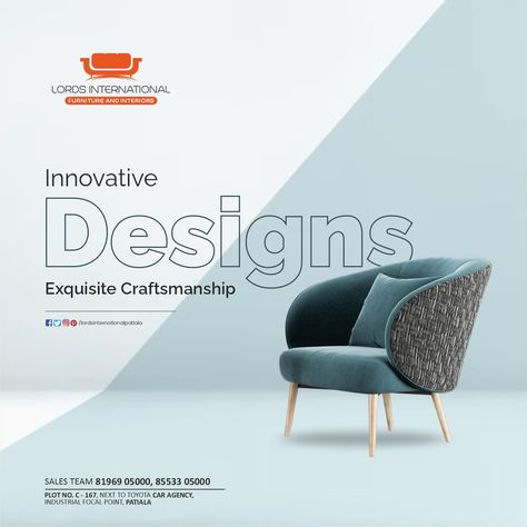 Furniture Social Media Ads, Furniture Marketing Ideas, Creative Furniture Ads, Furniture Post Design, Furniture Creative Ads, Furniture Social Media Post Design, Furniture Poster Design, Furniture Design Poster, Furniture Social Media Post