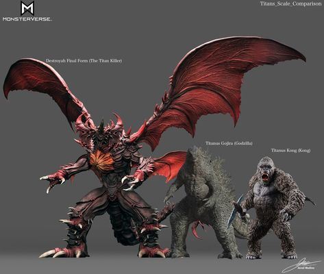 ArtStation - MonsterVerse Destroyah Redesign (Final Form) Concept Art Monsterverse Destroyah, Destroyah Art, Destroyah Godzilla, Monsters Reference, Flying Monster, Form Concept, Flying Monsters, Mythical Creature Art, Shin Godzilla