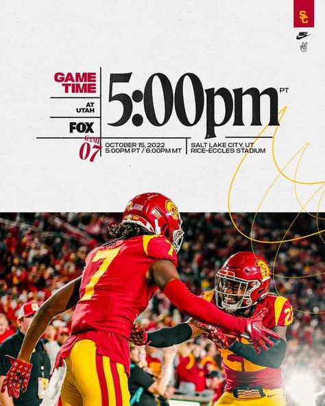 Espn Graphic Design, Sports Graphic Design Templates, Football Sports Design, Athletics Graphic Design, Graphic Design Posters Sports, Athletic Poster Design, Gameday Sports Graphics, Game Day Poster Ideas, Gameday Graphics Design