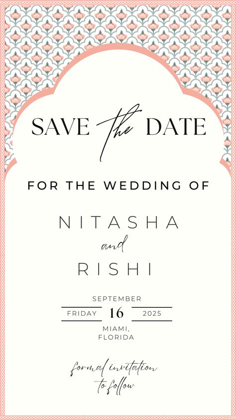 Save the date cards for Indian weddings South Indian Save The Date, Save The Date Ideas Indian, Indian Save The Date, Unique Save The Dates, Indian Wedding Cards, Save The Date Template, Indian Wedding Invitations, Etsy Wedding Invitations, Save The Date Templates