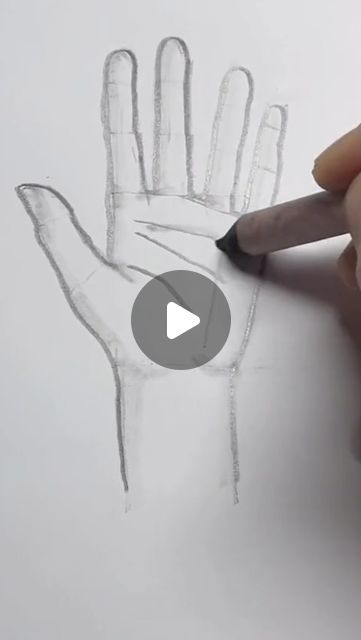 Sketch Ideas For Beginners Pencil Drawing Tutorials, Drawing Bodies Easy, Hand Art Drawing Paintings, Easy Hand Drawings Step By Step, Drawing Tips For Beginners Step By Step, How To Draw Hands Step By Step Easy, Simple Hands Drawing, Hand Drawing Tutorial Easy, How To Draw Cartoon Hands