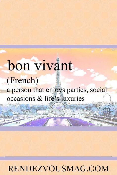 Unusual words with beautiful meanings. Bon Vivant - Statement  tees, tech gifts and home decor available to celebrate these fun and meaningful words. #words #French Bon Vivant Aesthetic, Unusual Words With Beautiful Meanings, Dana Core, Words With Beautiful Meanings, Home Word, Words To Describe People, French Love Quotes, French Words Quotes, Word Decor