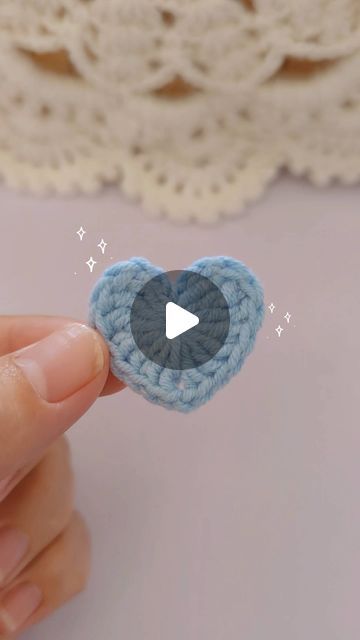 Avocado Handmade | Crochet Heart #reelsinstagram #reels #crochetersofinstagram #crochet #crochetinspiration | Instagram Crochet Mini Heart, Free Heart Crochet Pattern, Knitted Heart Pattern, Crochet Baby Dress Pattern, Crochet Heart Pattern, Knitted Heart, Crochet Motif Patterns, Beginner Crochet Projects, Crochet Quilt