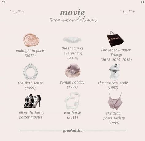 Film Recommendations, Pride And Prejudice 2005, Girly Movies, Movie To Watch List, Etiquette And Manners, Love Simon, Angel Aesthetic, Holy Mary, Classy Aesthetic