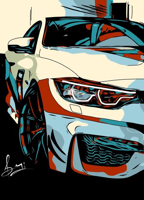 Corvette Art, Bmw Art, Canvas Art Projects, 2160x3840 Wallpaper, Cool Car Drawings, Cool Car Pictures, Car Artwork, Beautiful Art Paintings, Car Design Sketch