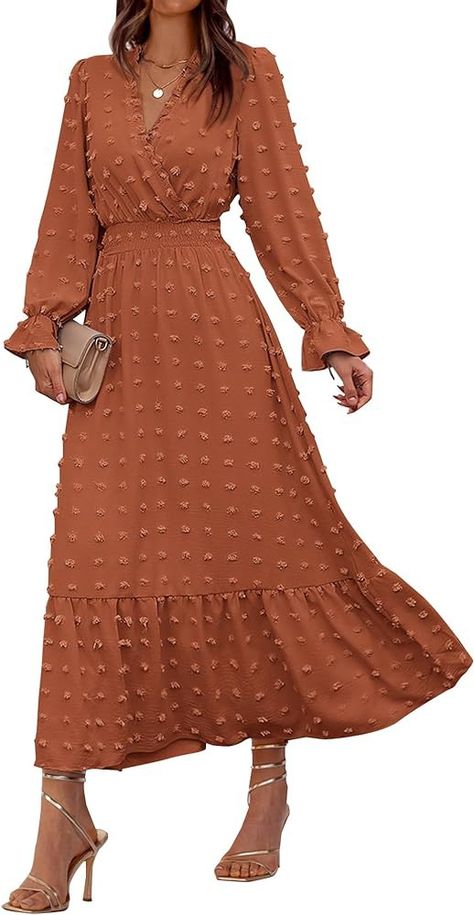 Women Fall Dresses, Long Sleeve Boho Maxi Dress, Red Maternity Dress, Boho Long Dress, Womens Fall Dress, Maxi Dress Boho, Holiday Dresses Women, Elegant Wedding Guest Dress, Cute Maxi Dress