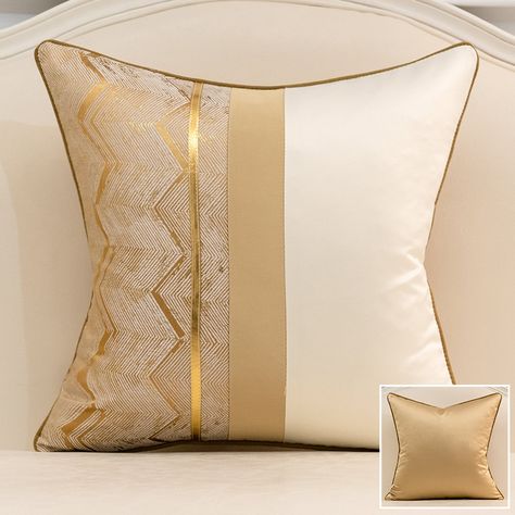 Item Type: Pillow Case  	Material: Polyester, Cotton  	Colour: Multi  	Style: European  	Closure Type: Zipper  	Method for Wash: Dry Clean  	Shape: Square, Rectangular  Package Includes:   	1 x Pc Leather Home Decor, Stripe Cushion, Cushion Cover Pattern, Throw Pillow Collections, Modern Patchwork, Cushion Cover Designs, Patchwork Leather, Striped Cushions, Leather Cushion