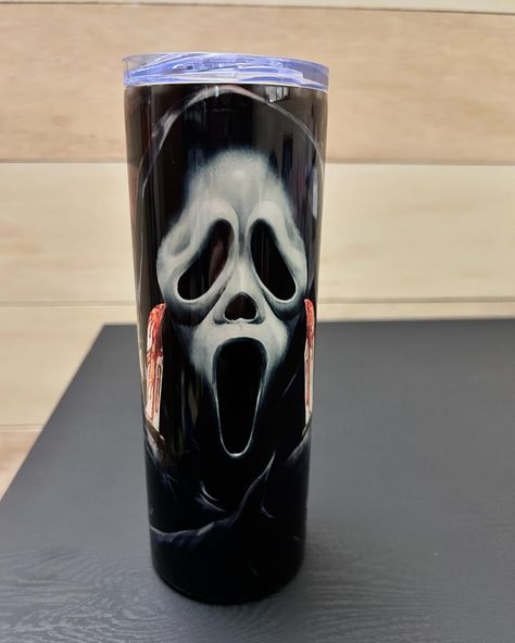 Ghostface tumbler for a fellow horror lover for Mother’s Day! 🫶🏻👻 Want to customize a tumbler? Do it on the site! 🔗 https://kaitlynroseco.com/products/make-your-own-tumbler-20oz-stainless-steel . . #ghostface #horror #horrorfan #spooky #spookylovers #makeyourowntumbler #customized #personalized #gifts #shopsmall #shoplocal #shophandmade #mamaownedbusiness Ghostface Tumbler, Horror Lovers, Tumbler 20oz, Ghost Faces, May 11, Small Shop, Handmade Shop, Mother�’s Day, Make Your Own