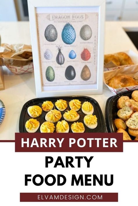 Essen, Harry Potter Party Food, Harry Potter Themed Food, Harry Potter Feast, Harry Potter Food Ideas, Harry Potter Dinner, Harry Potter Desserts, Harry Potter Snacks, Harry Potter Shower
