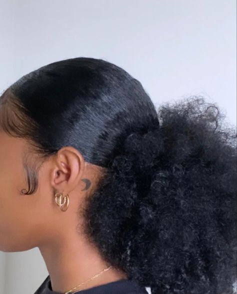 Natural Hairstyles For School 4c, Ways To Wear Natural Hair Black Women, Low Pony Hairstyles Natural Hair, Natural Hair Bun For Black Women, Low Ponytail Natural Hair, High Puff Natural Hair 4c, Hairstyles For Black Girls Natural Hair, Harlem Nyc, Quick Natural Hair Styles