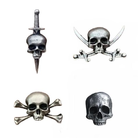 PRICES MAY VARY. Amazing skull pins will add a cool touch to your decor.can be perfectly combined with different styles of clothing.they will definitely be the center of attention. They can be placed on purses, backpacks, hats or lapels. you'll love the attention it gets when you wear this pin! Complete your look at your Halloween party with this skull brooch!the can also be used in other themed parties, proms,adds a unique spooky touch to your look. The exquisite skull pin decoration is a great Skull Brooch, Best Friend And Lover, Cool Jewelry, Skull Pin, Hat Decoration, Gothic Skull, Boy Best Friend, Themed Parties, Punk Style