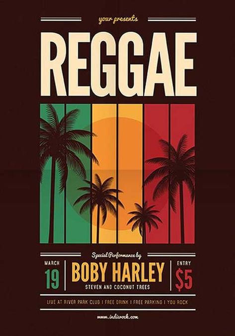 Check out the Reggae Music Party Flyer Template for your next club and party event. Take advantage of this premade PSD template for Photoshop - More amazing template on FFFLYER - Club & Party, DJ Flyer, Flyer Templates, Party Flyer, Reggae Dancehall Flyer Reggae Logo Design, Reggae Flyer Design, Reggae Art Wallpaper, Reggae Poster Design, Vintage Reggae Aesthetic, Reggae Aesthetic, Reggae Music Posters, Reggae Music Art, Reggae Poster