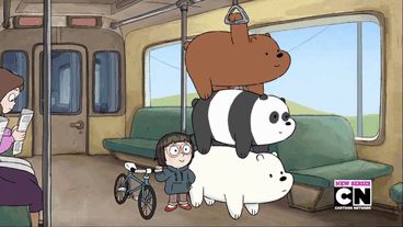 This show is too cute for this earth Pandas, We Were Bears, We Bare Bears Gif, We Are Bears, Gif Cute, Bear Gif, We Bare Bears Wallpapers, Ice Bears, We Bear