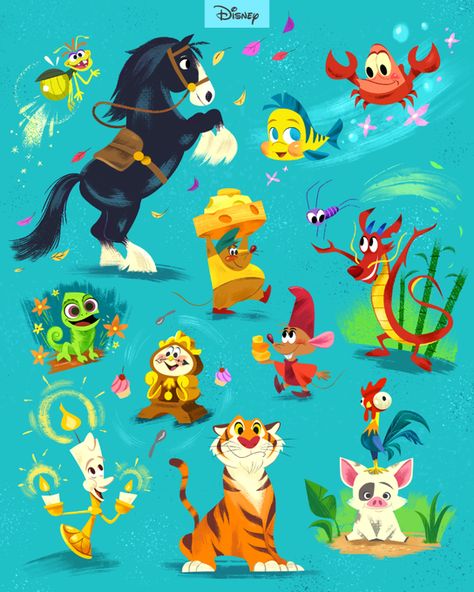 Disney Sidekicks, Image Princesse Disney, Disney Cuties, Disney Paintings, Images Disney, Disney Background, Cute Disney Drawings, Disney Images, Disney Phone Wallpaper