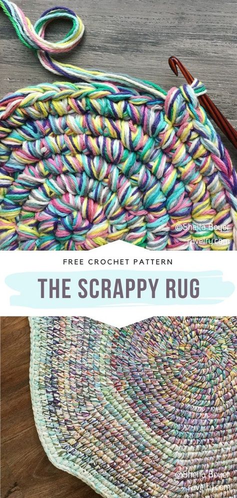 Crochet Rug Pattern, Crochet Rug Patterns Free, Rag Rug Diy, Crochet Rug Patterns, Crochet Stitches For Beginners, Diy Crochet Projects, Crochet Rug, Bag Crochet, Nalu