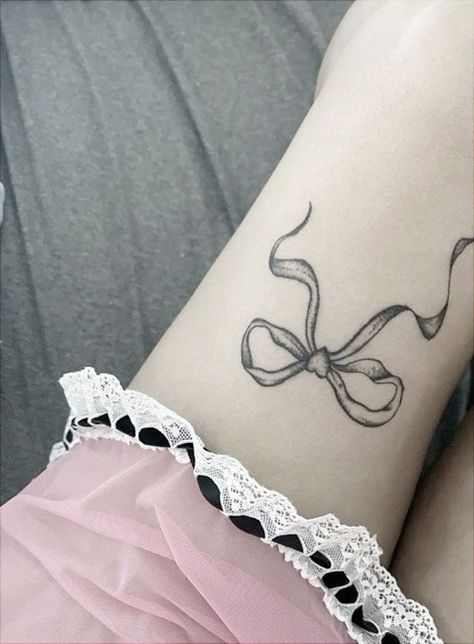 Pink Acubi, Bow Tie Tattoo, Y3k Aesthetic, Ribbon Aesthetic, Coquette Ribbon, Aesthetic Widget, Bow Coquette, Bow Tattoo, Skin Care Devices